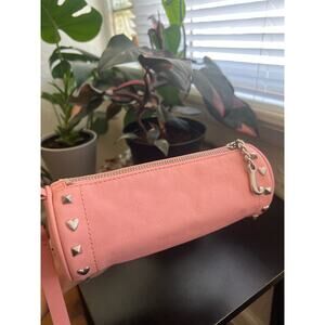 Vintage Pink Juicy Couture Leather Barrel Bag